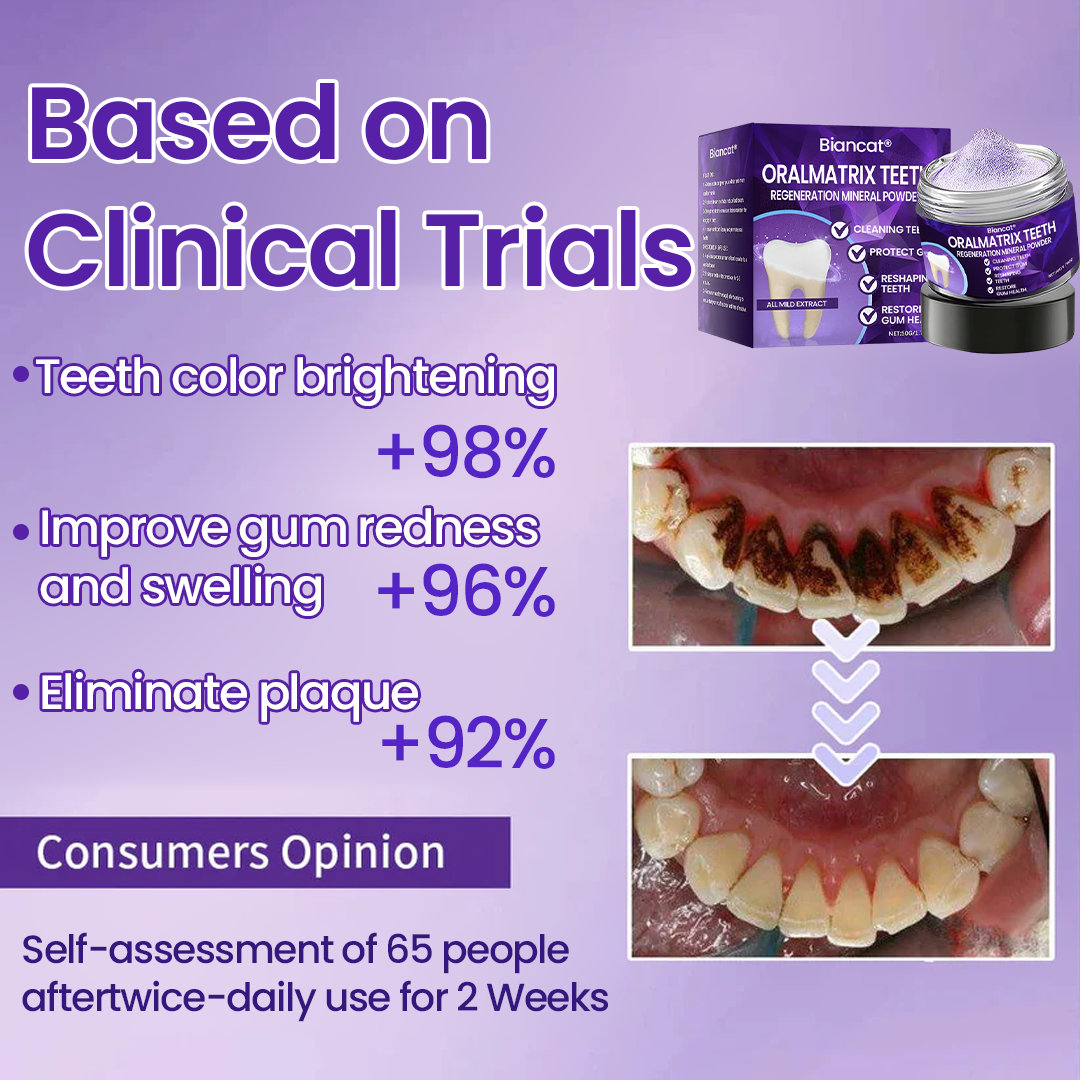 Biancat® OralMatrix Teeth Regeneration Mineral Powder🌟