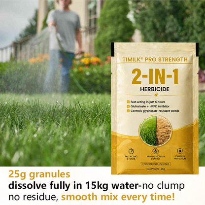 🏆 Official Store |Timilk® Pro Strength 2-in-1 Herbicide: Fast   Acting Results on   Glyphosate-Resistant   Weeds