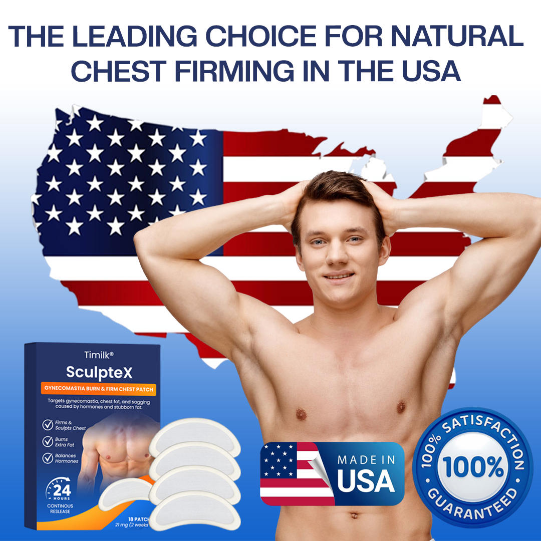 Timilk® SculptXX Gynecomastia Burn & Firm Chest Patch🌟