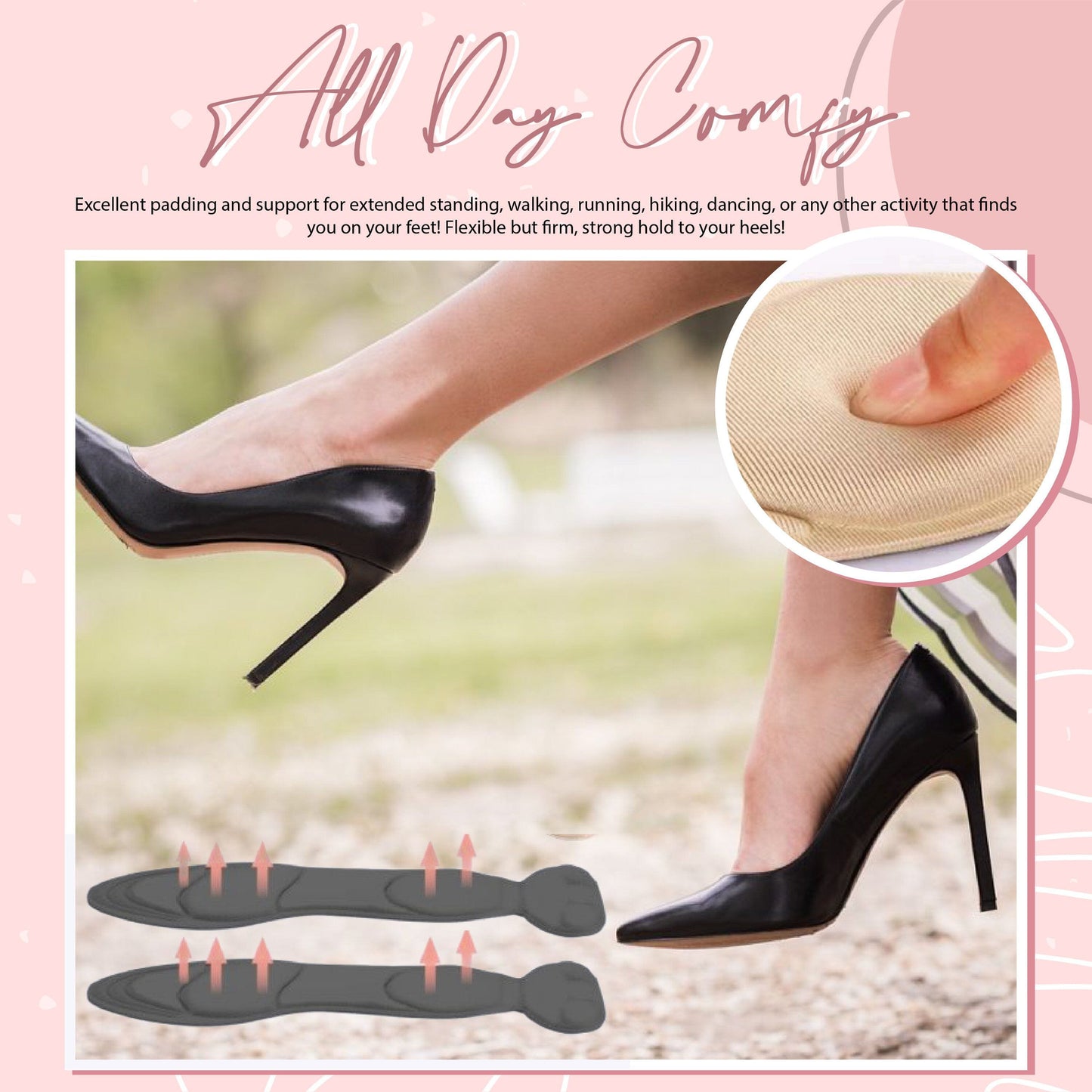 4D Cushioned Shoe Insoles