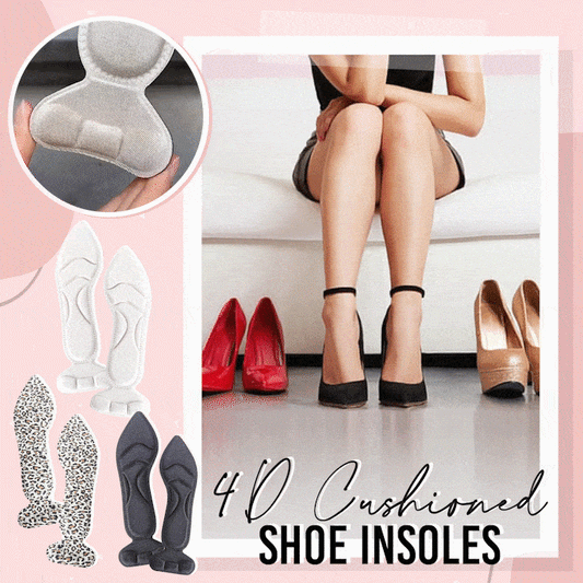 4D Cushioned Shoe Insoles